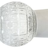Plafonnier en porcelaine blanche vintage, années 1970