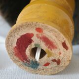 Vintage handmade wool hat lamp