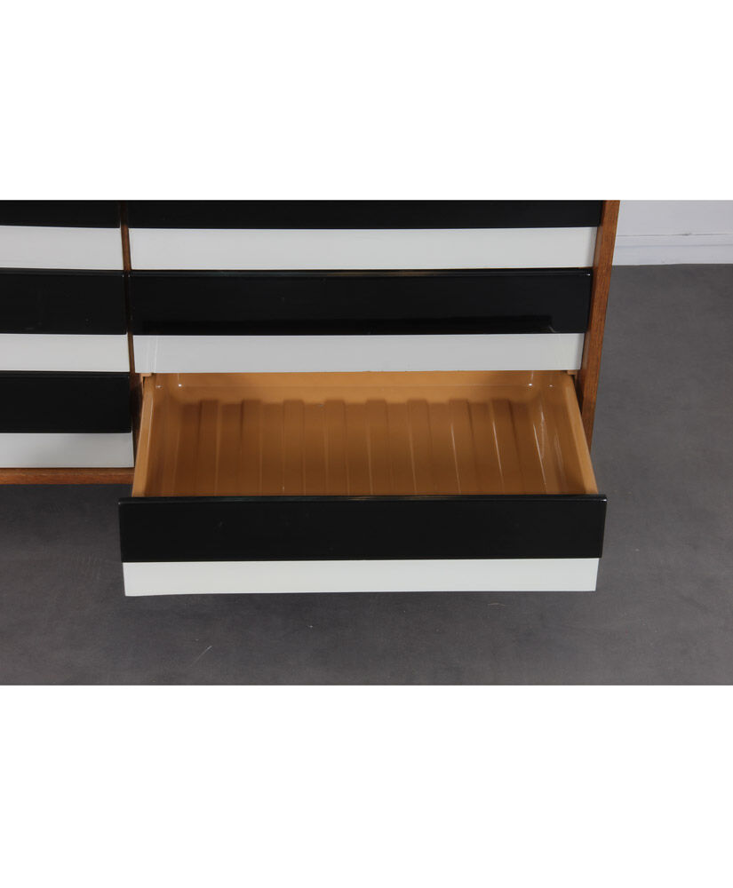 Dark oak dresser by Jiri Jiroutek, model U-453, 1960