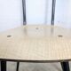 Duo de chaises formica vintage pieds compas années 60