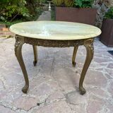 Marble top coffee table