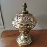 Pied de lampe art nouveau en laiton