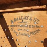 Art Deco bench theater signed Gallay & Cie Paris 1930