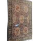 Qom / Ghoum carpet, coral, brown and beige, 100x170cm, Iran