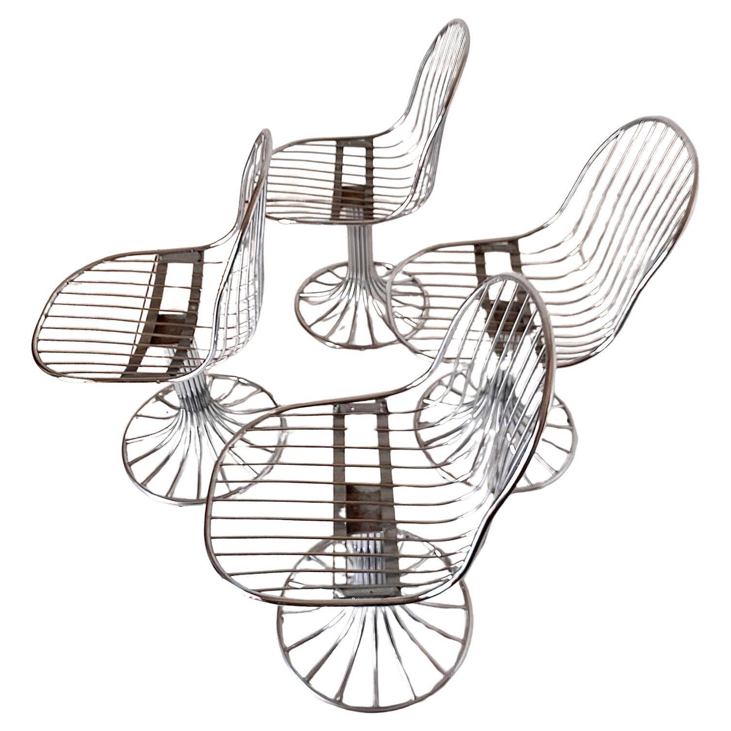 Space Age Dining Chairs, Italy 1970