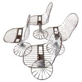 Space Age Dining Chairs, Italy 1970