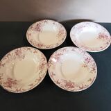 Assiettes creuses terre de fer