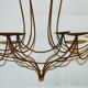 Wrought-iron candle chandelier