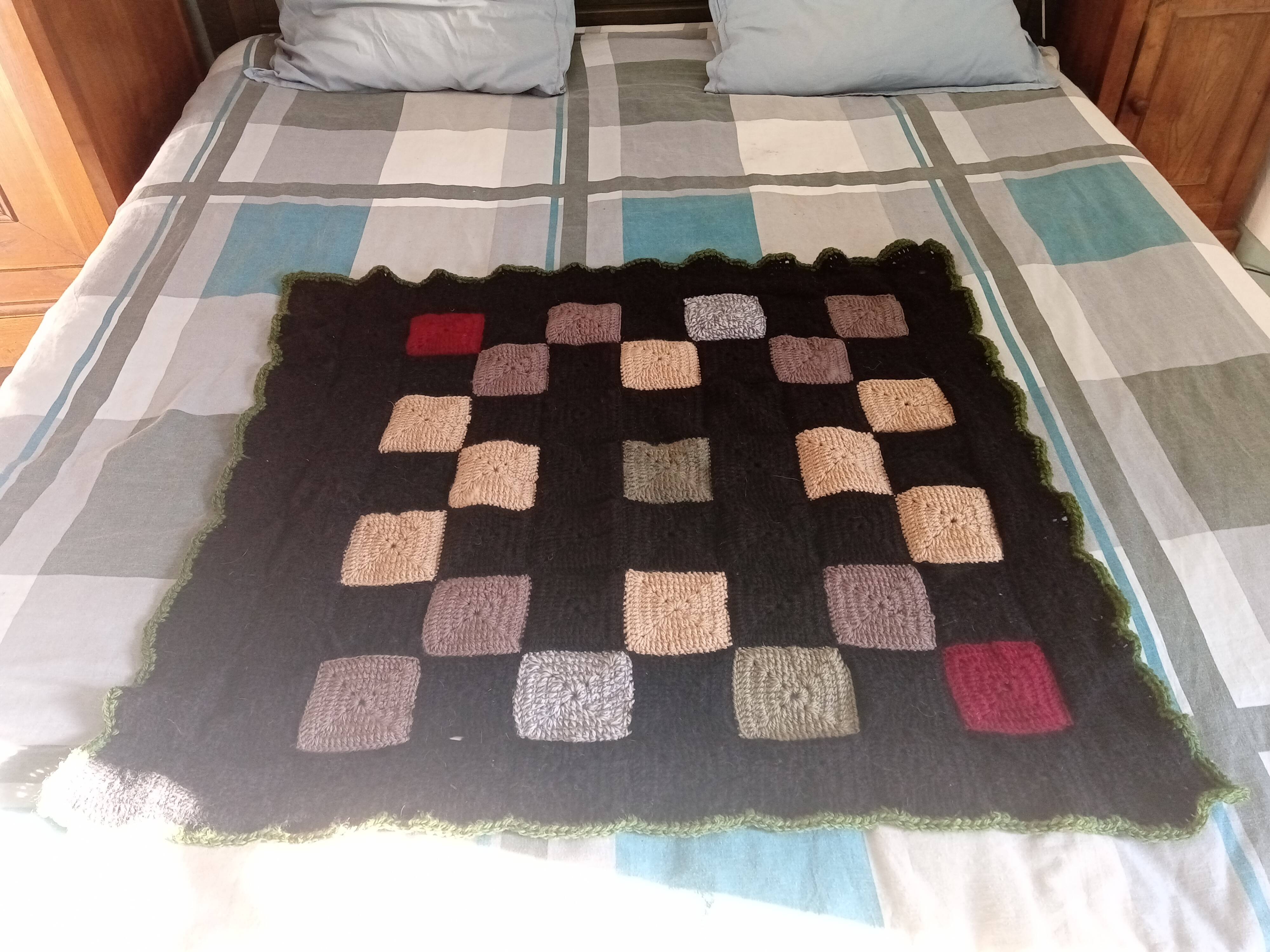 Vintage patchwork plaid