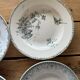 6 mismatched plates