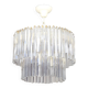 Lustre en verre années 60 venini mid century italien moderne triedri murano