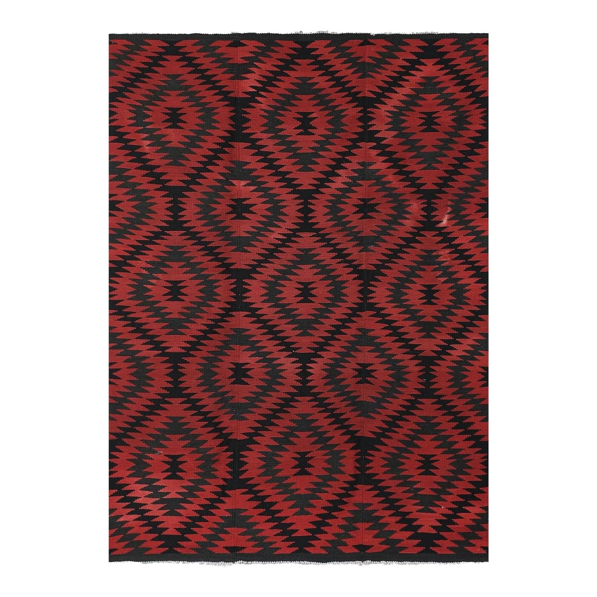 Vintage Turkish kilim handwoven 155x213 cm