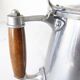 COFFEE POT in Aluminum and wood from the 1950s French Navy