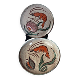 Daniel Etienne Vallauris ceramic plates