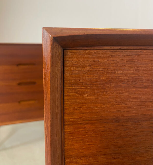 Tables de chevet en teck par Renz 1960s