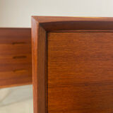 Tables de chevet en teck par Renz 1960s