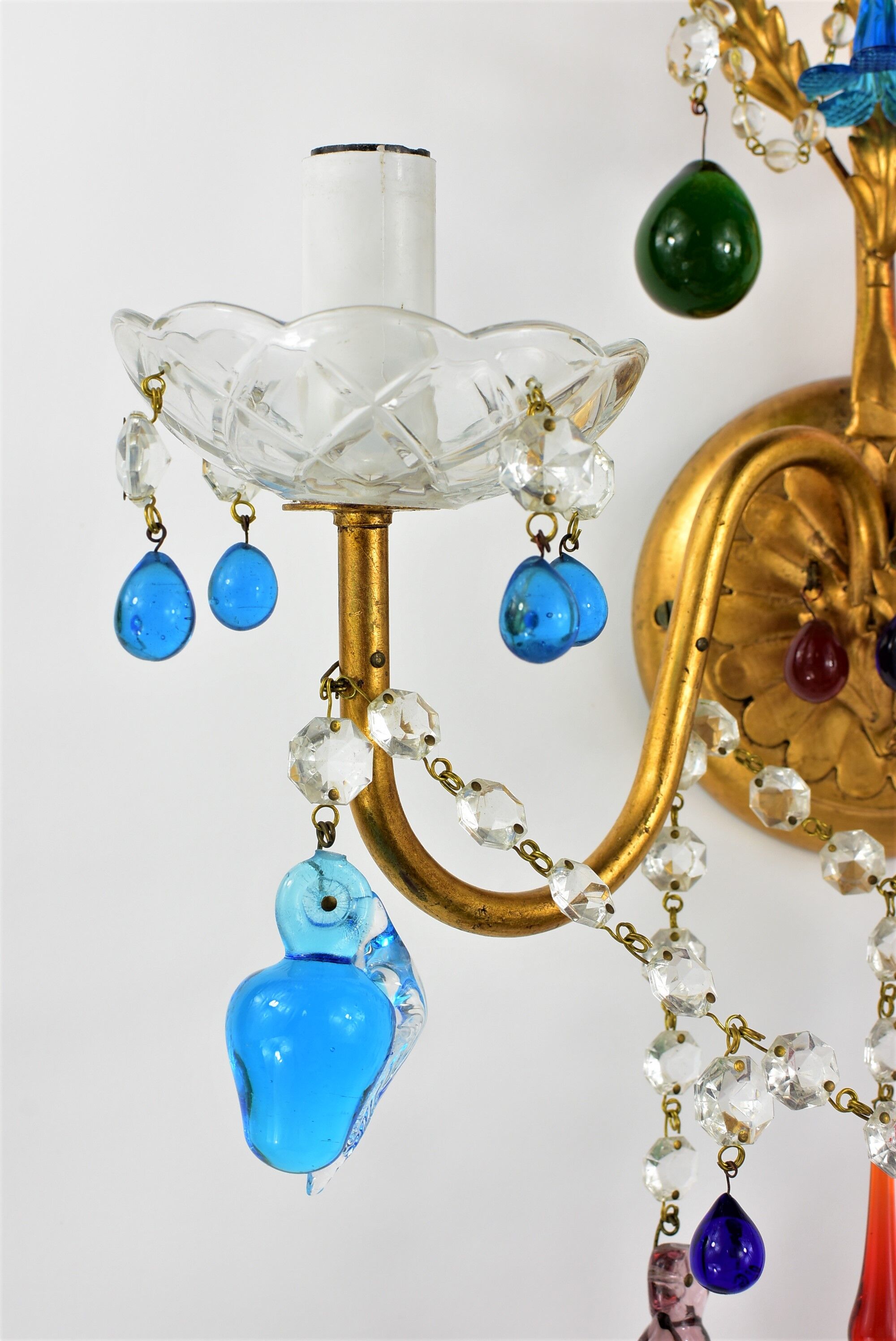 Wall lamp Murano n2 glass grapevines.