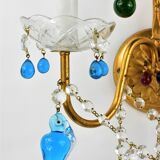 Wall lamp Murano n2 glass grapevines.