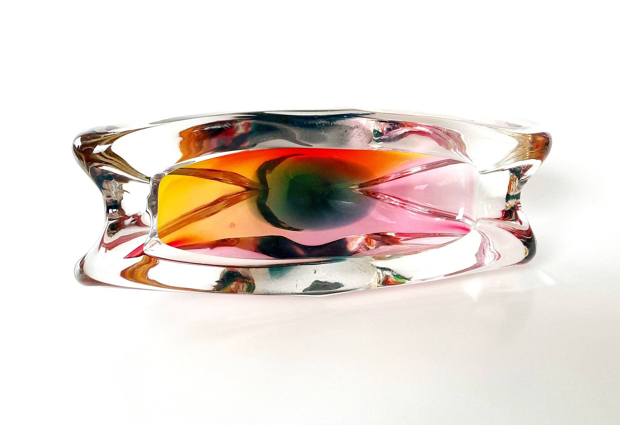 Vintage Cup • Blown Glass • Josef Rozinek • Borske Sklo • 1960