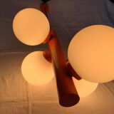 Chandelier year 70 orange