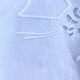 Large antique embroidered tablecloth 190x260