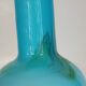 vintage turquoise opaline vase from the 60s