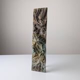 Relief en bronze antique représentant la nature et les oiseaux, années 1900