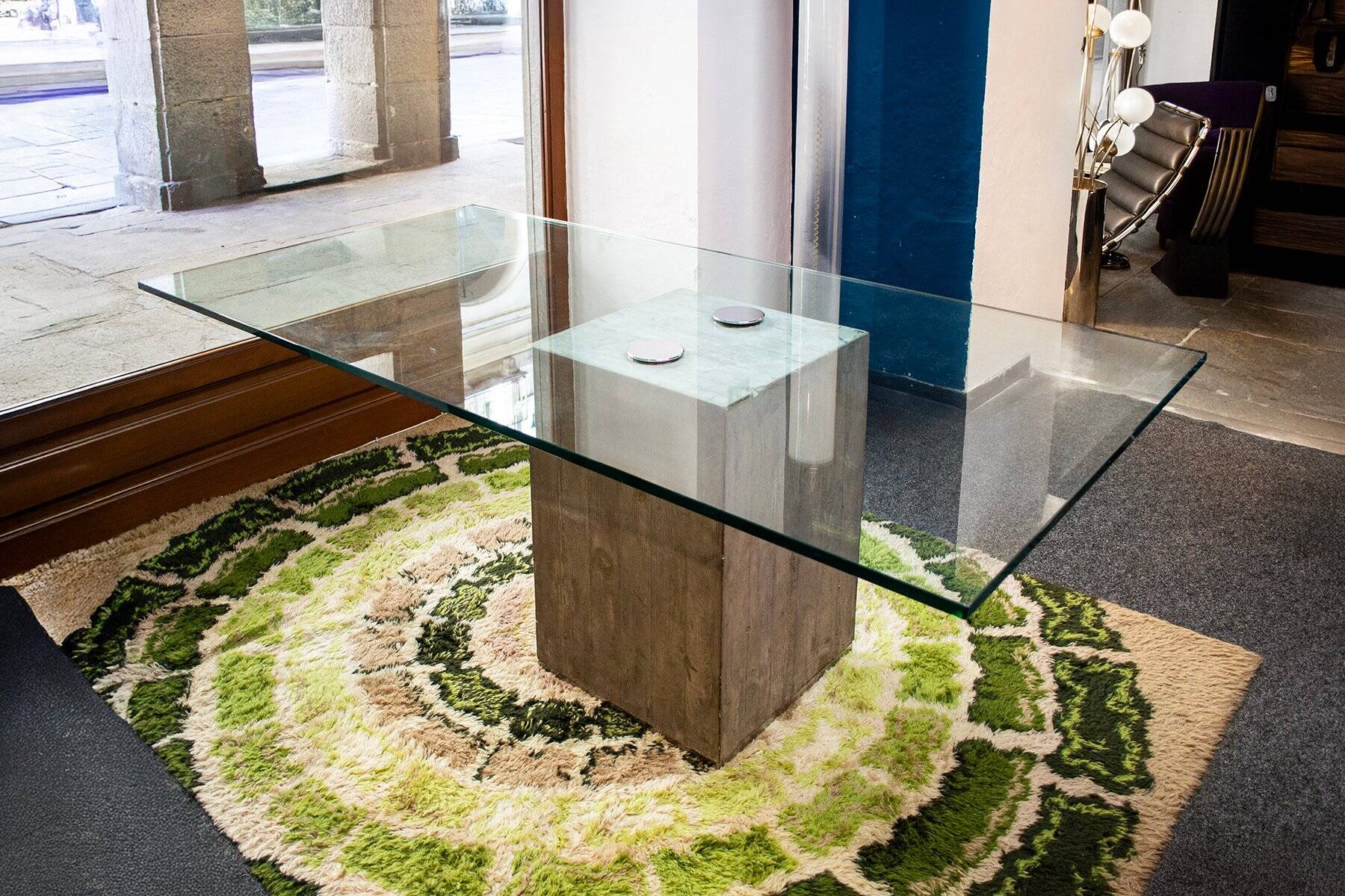 Dining table by Sergio and Giorgio Saporiti for Saporiti Italia, 1972