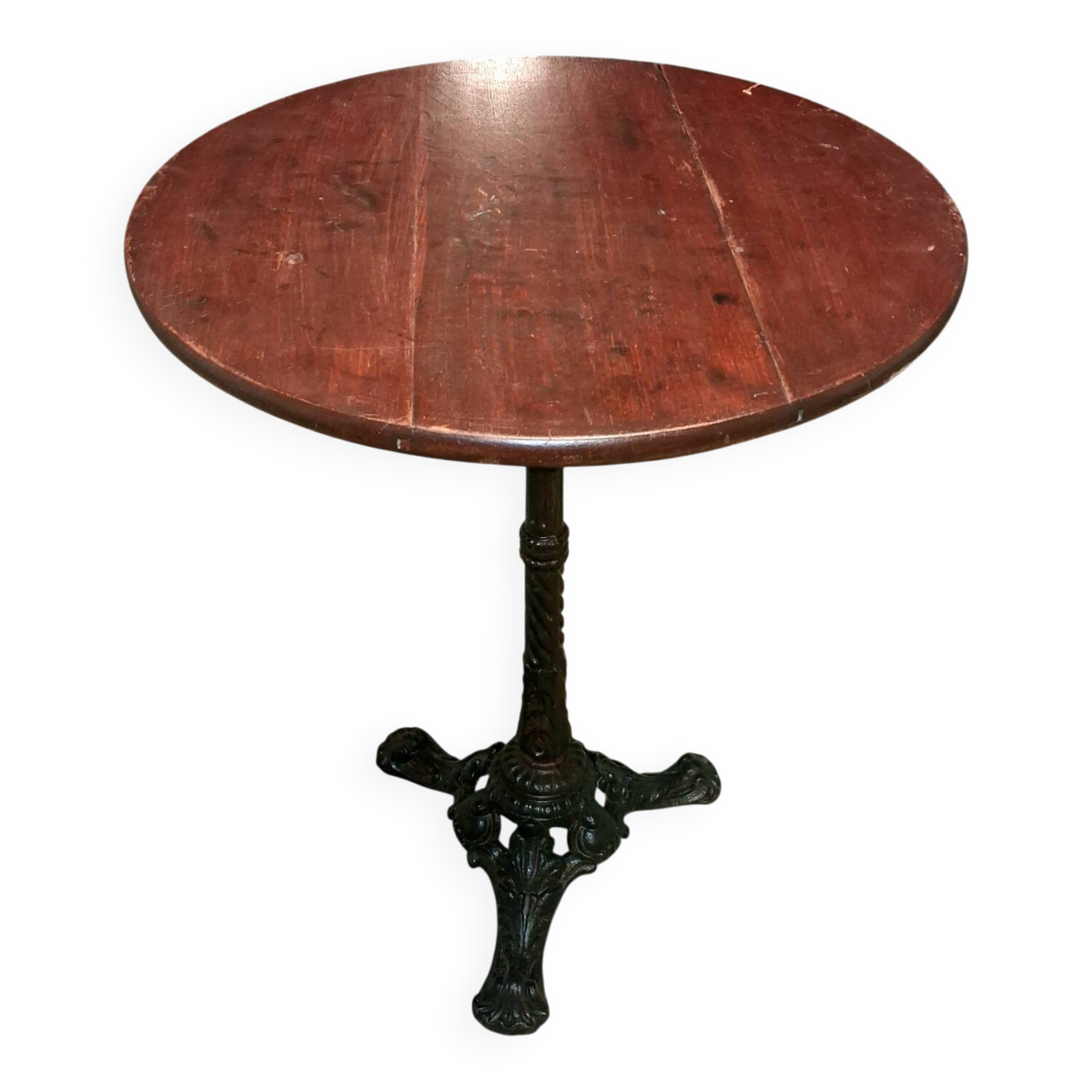 Country bistro guéridon table