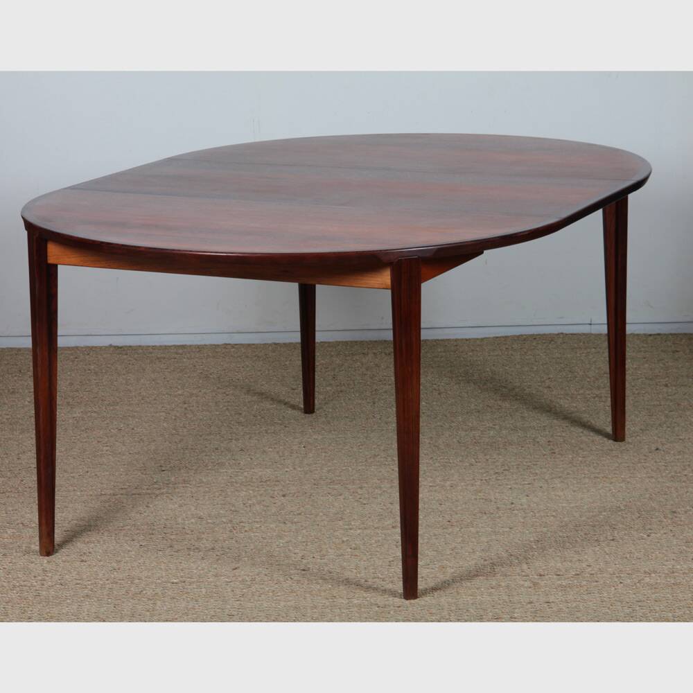Scandinavian extendable table by Henry Rosengren Hansen, 1960