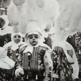 Binche carnival 1959 Gilles parade, Original photograph
