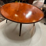 Round midcentury coffeetable