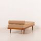 Scandinavian mid century daybed in natural boucle fabric, Denmark 1960s
