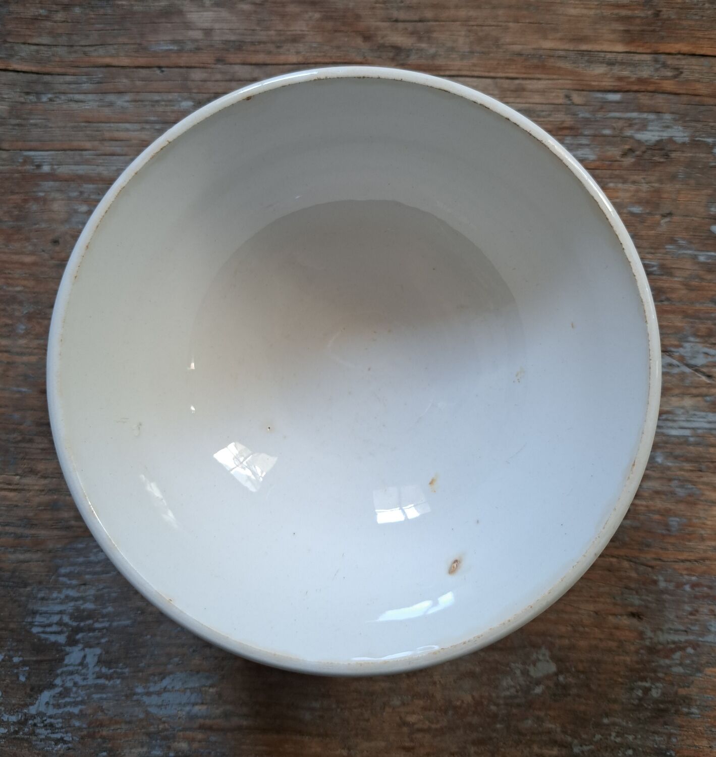 Duo of stenciled bowls