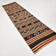 3x12 Pinstriped Kilim Runner Rug, 91x349Cm