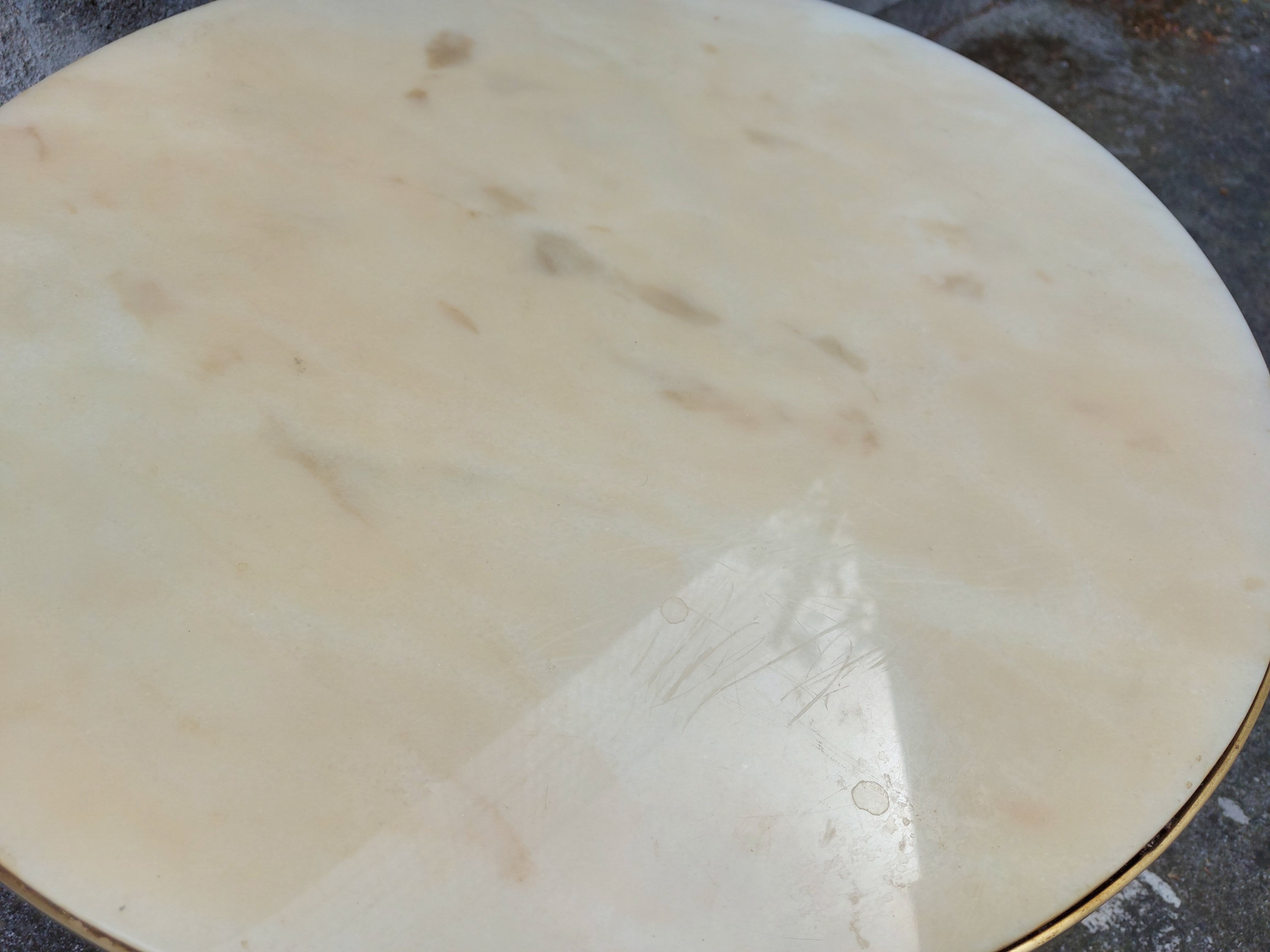 Vintage gold brass coffee table