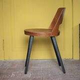 Baumann chair model Mondor, vintage wooden chair, accent chair