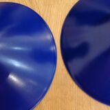 Set of 6 modernist dessert bowls Cobalt