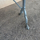 Bistro table stone font worker