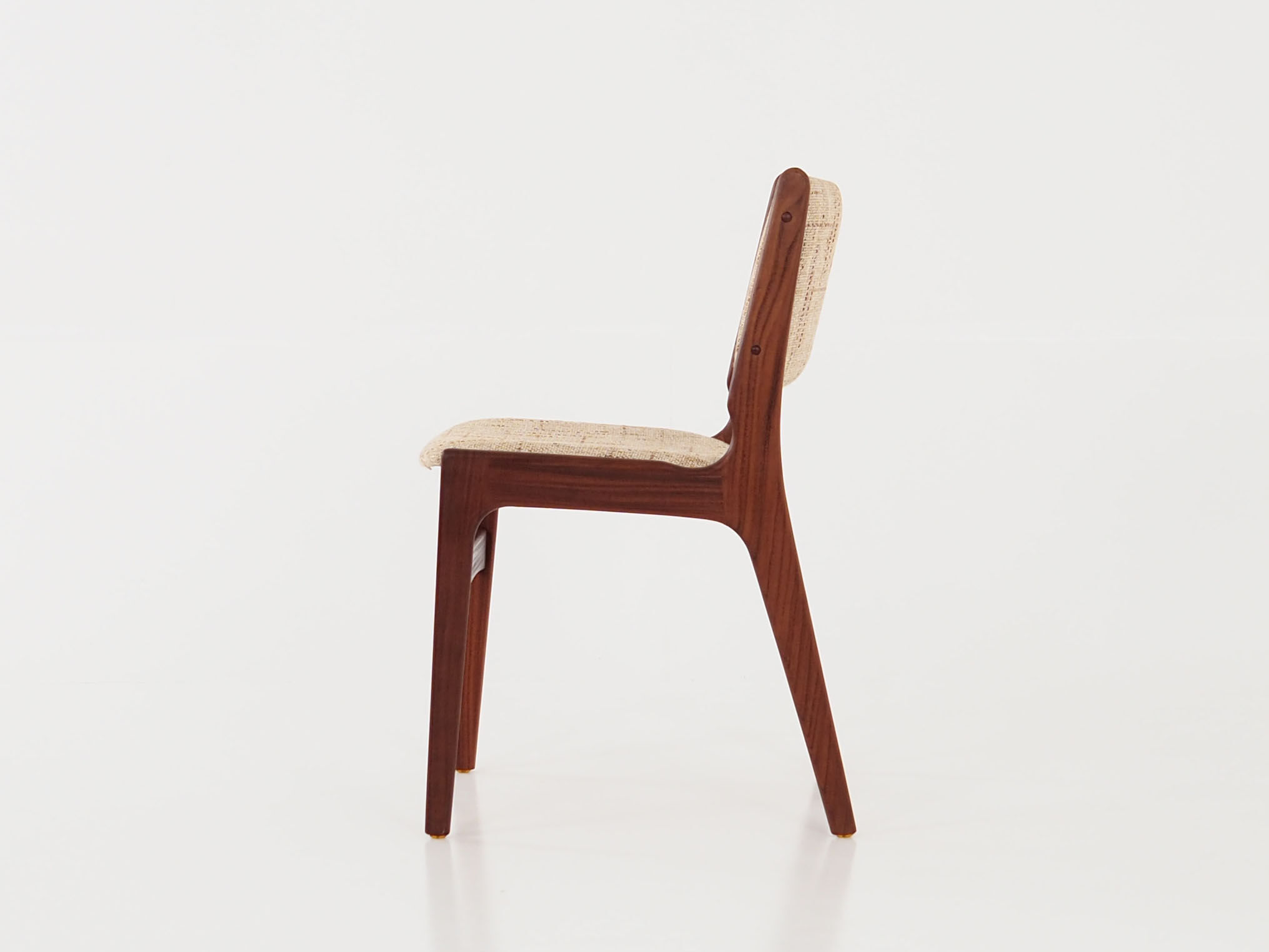 Six chairs by Henning Kjaernulf design, 70s design