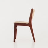 Six chairs by Henning Kjaernulf design, 70s design