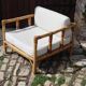 Rattan armchair Italy by Dal Vera 1970