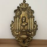 Repoussé copper decorative plaque Augsburg 18th century.