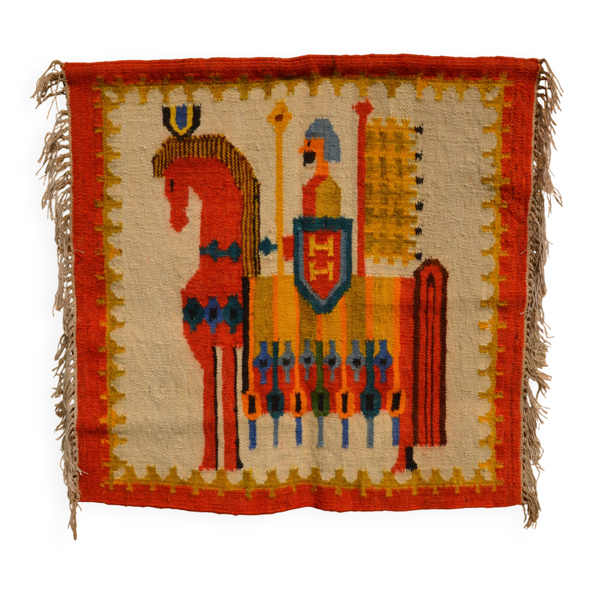 Kilim tapestry by Polish designer M. Domanska 1971