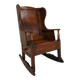 Antique lambing chair / rocking chair – ca. 1800, oak