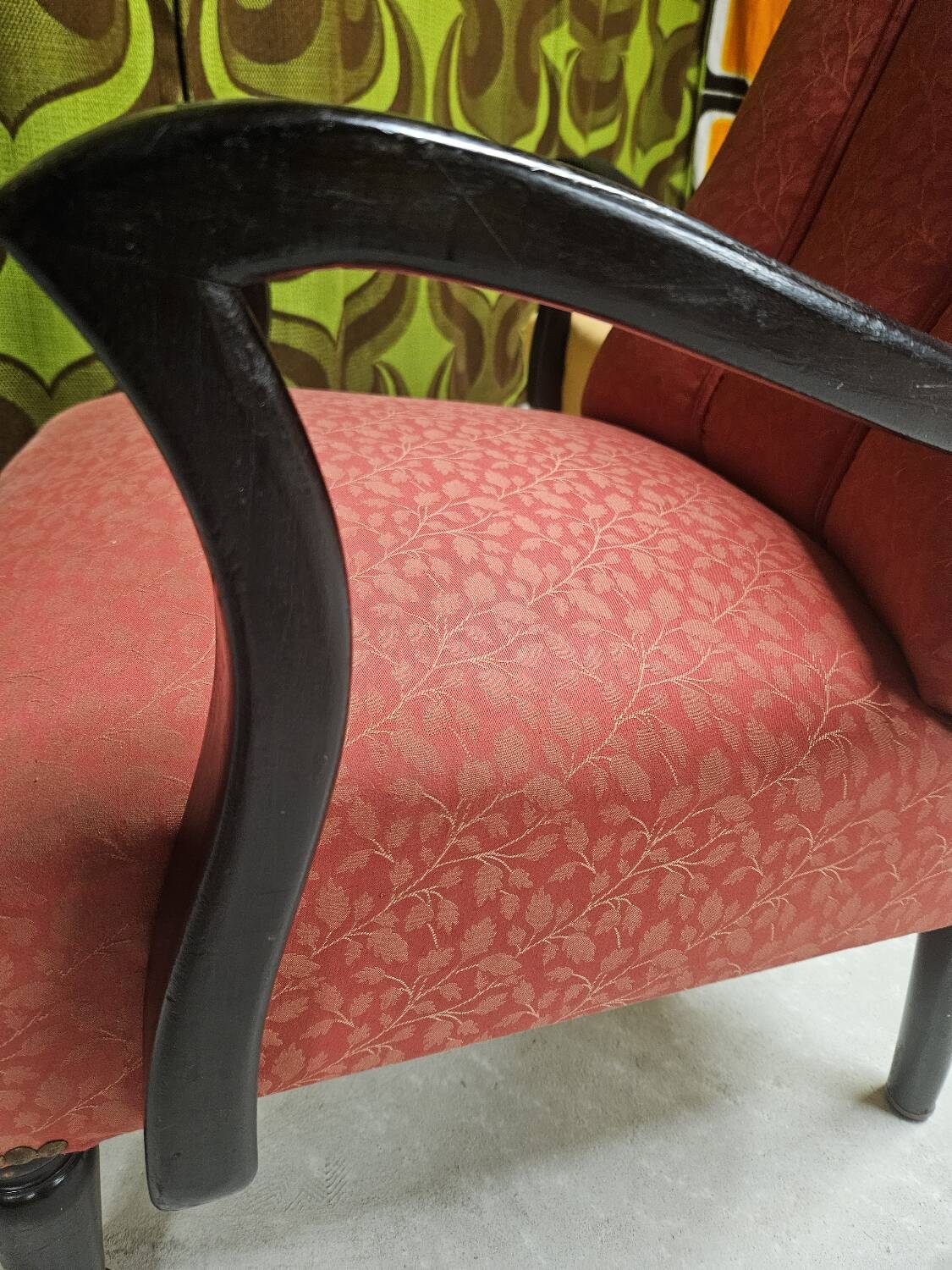 "Art Deco armchair pair 1930"