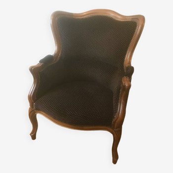 Louis XV style armchair with earpieces