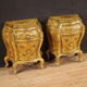 Pair of bedside tables in Venetian style from the 60s