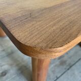 Vintage teak square coffee table
