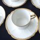 6 antique coffee cups in Limoges porcelain